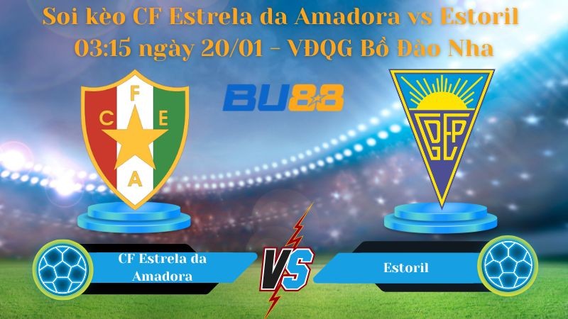 BU88 Nhận định bóng đá CF Estrela da Amadora vs Estoril 03:15 ngày 20/01 - VĐQG Bồ Đào Nha