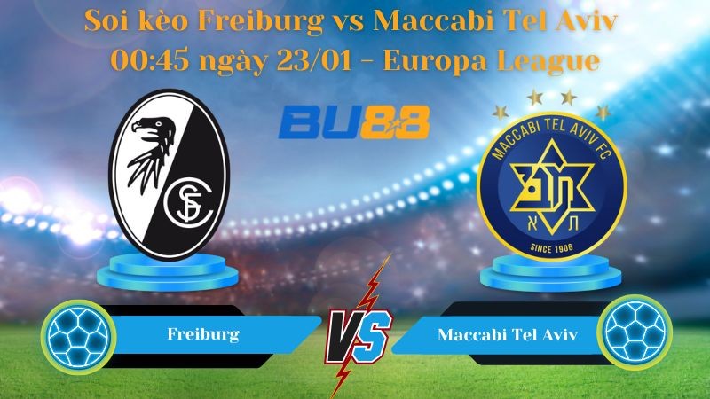 BU88 Nhận định bóng đá Freiburg vs Maccabi Tel Aviv 00:45 ngày 23/01 - Europa League
