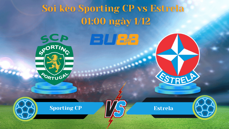 BU88 Nhận định soi kèo Sporting CP - Estrela  01:00 ngày 1/12 - Liga Portugal