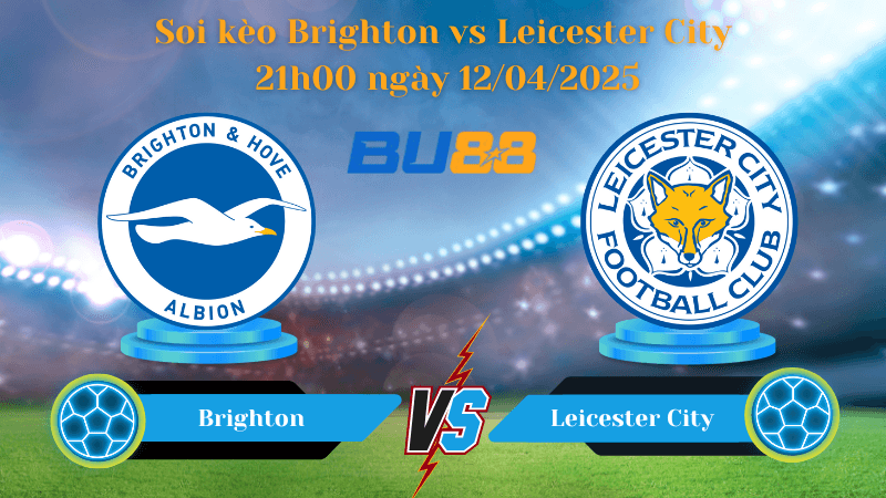 BU88 Nhận định soi kèo Brighton vs Leicester City 21h00 ngày 12/04/2025 - Ngoại hạng Anh
